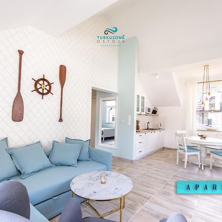 Turkusowa Ostoja Apartament Łukęcin Dış mekan fotoğraf