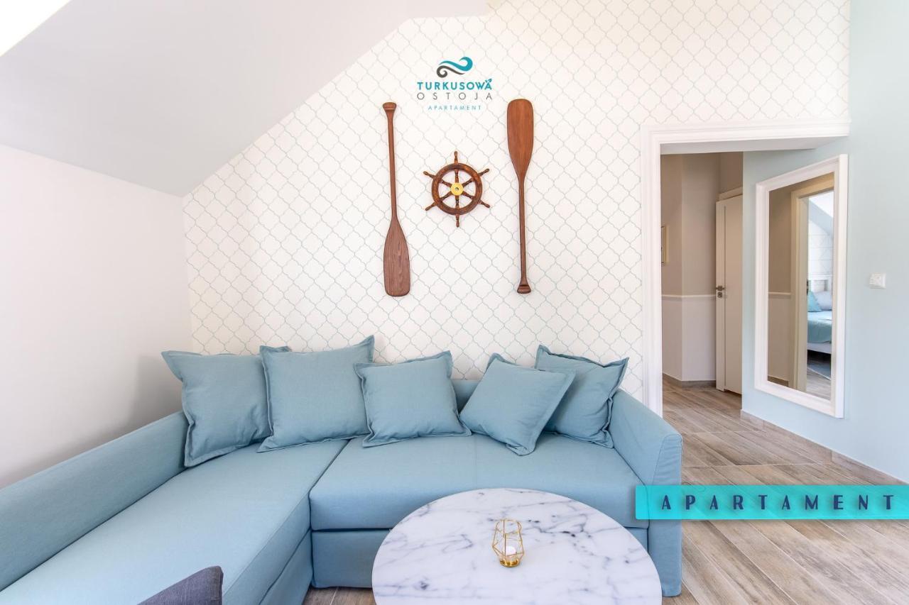 Turkusowa Ostoja Apartament Łukęcin Dış mekan fotoğraf
