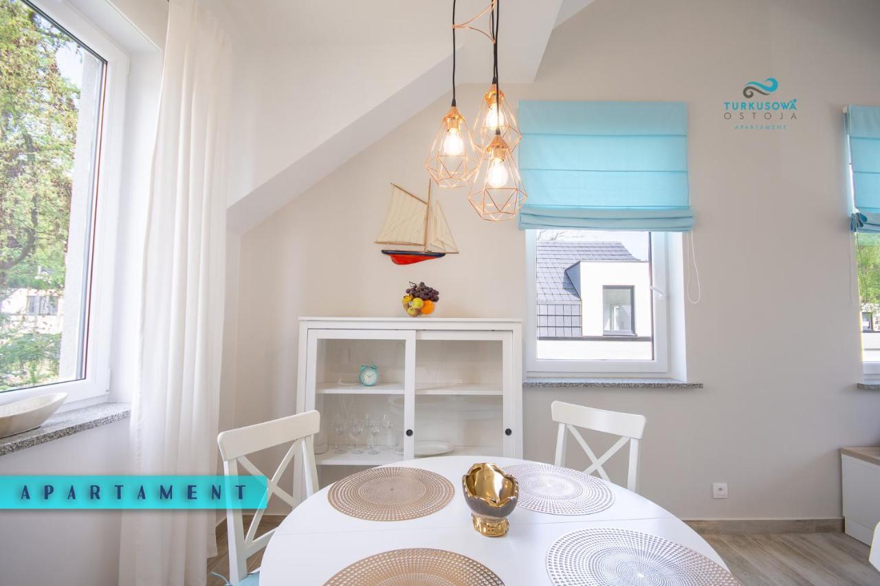 Turkusowa Ostoja Apartament Łukęcin Dış mekan fotoğraf