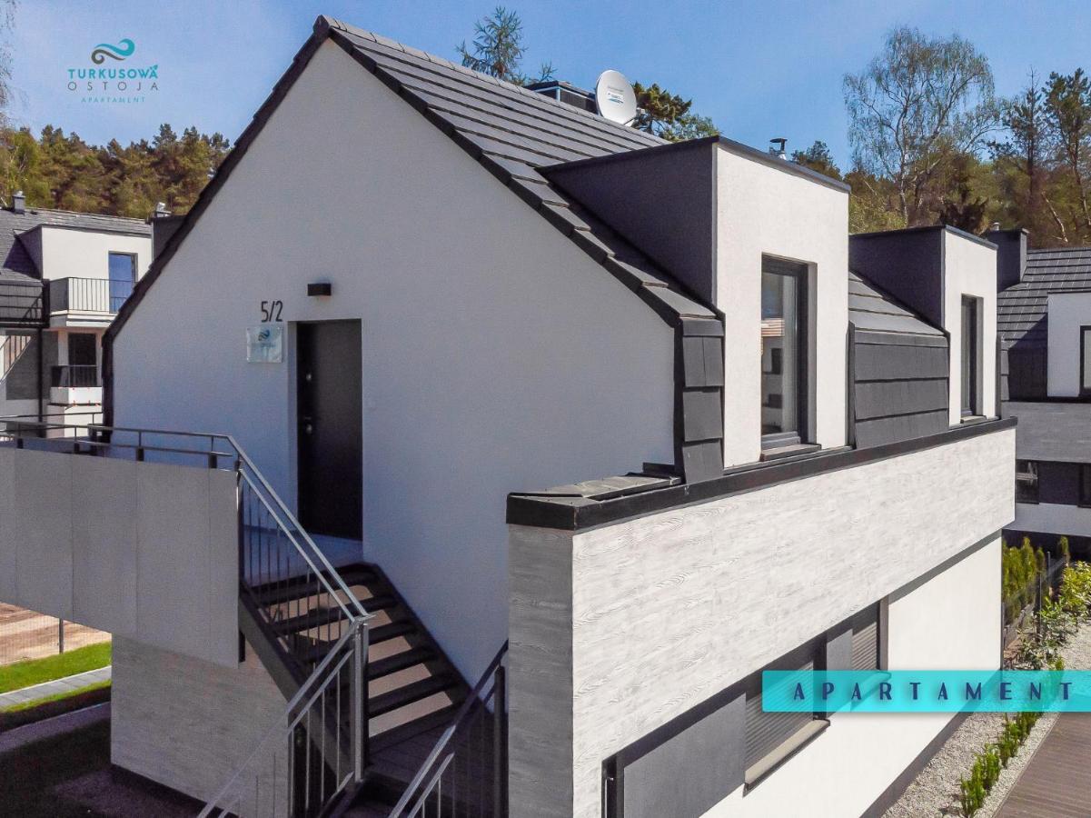 Turkusowa Ostoja Apartament Łukęcin Dış mekan fotoğraf