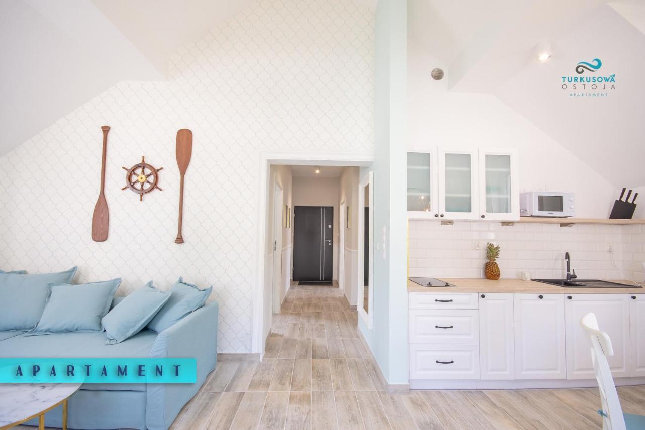 Turkusowa Ostoja Apartament Łukęcin Dış mekan fotoğraf